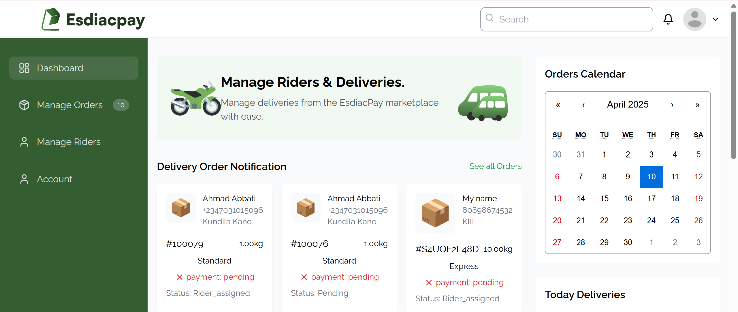 Logistic Platform